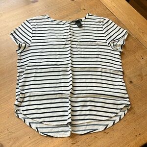 H&M Monochrome Striped Shirt